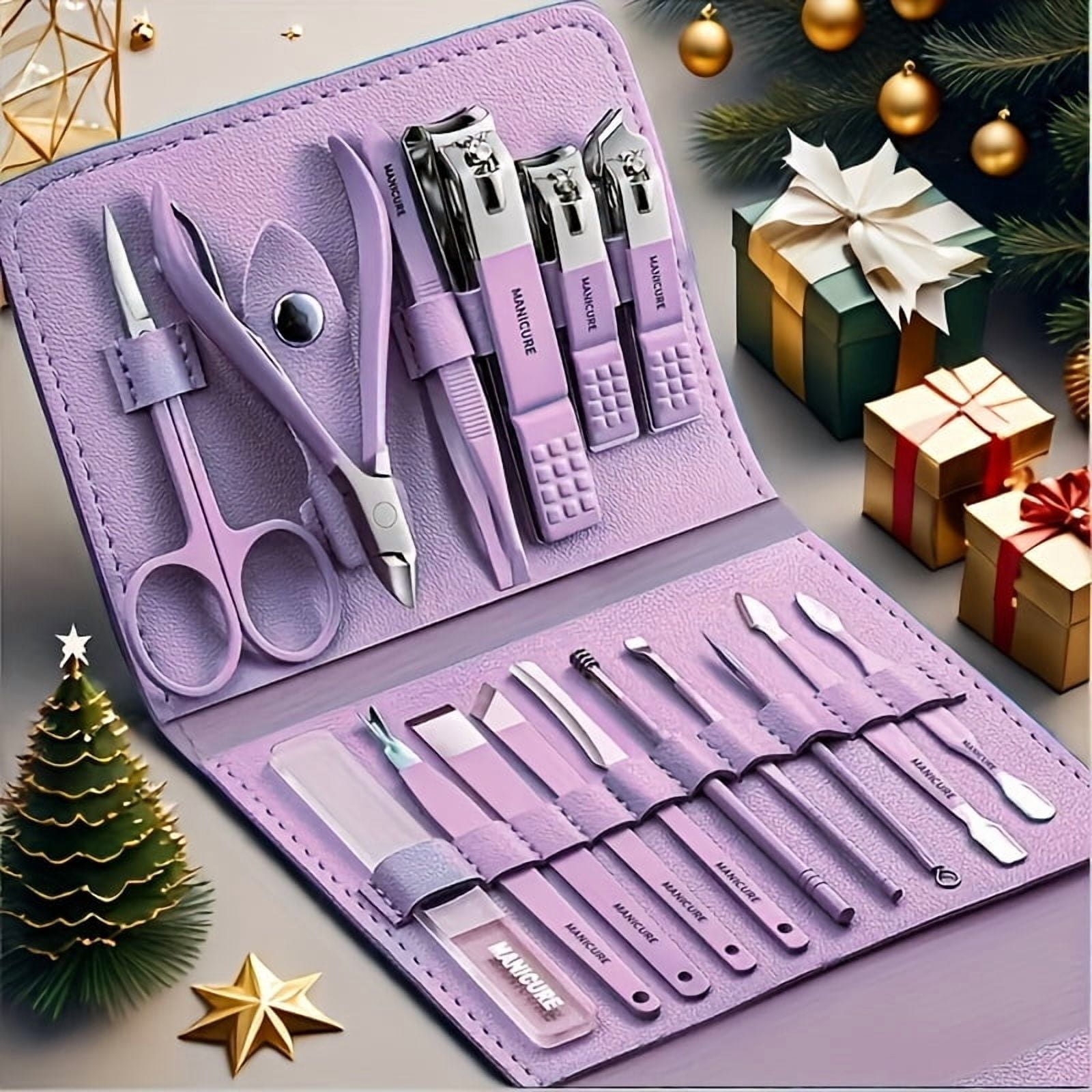 Nail Care Kit Mens - Manicure Set Professional Nail Clippers Pedicure
