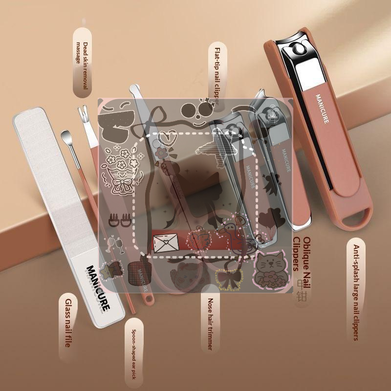 Nail Care Kit Mens - 7/8Pcs Nail Art Tools Set Nail