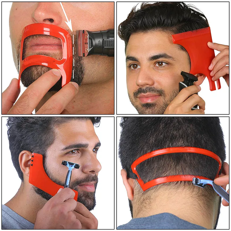 2/4Pcs Men's Beard Combs Hair  - Men'S Grooming Clippers avaliação e preço