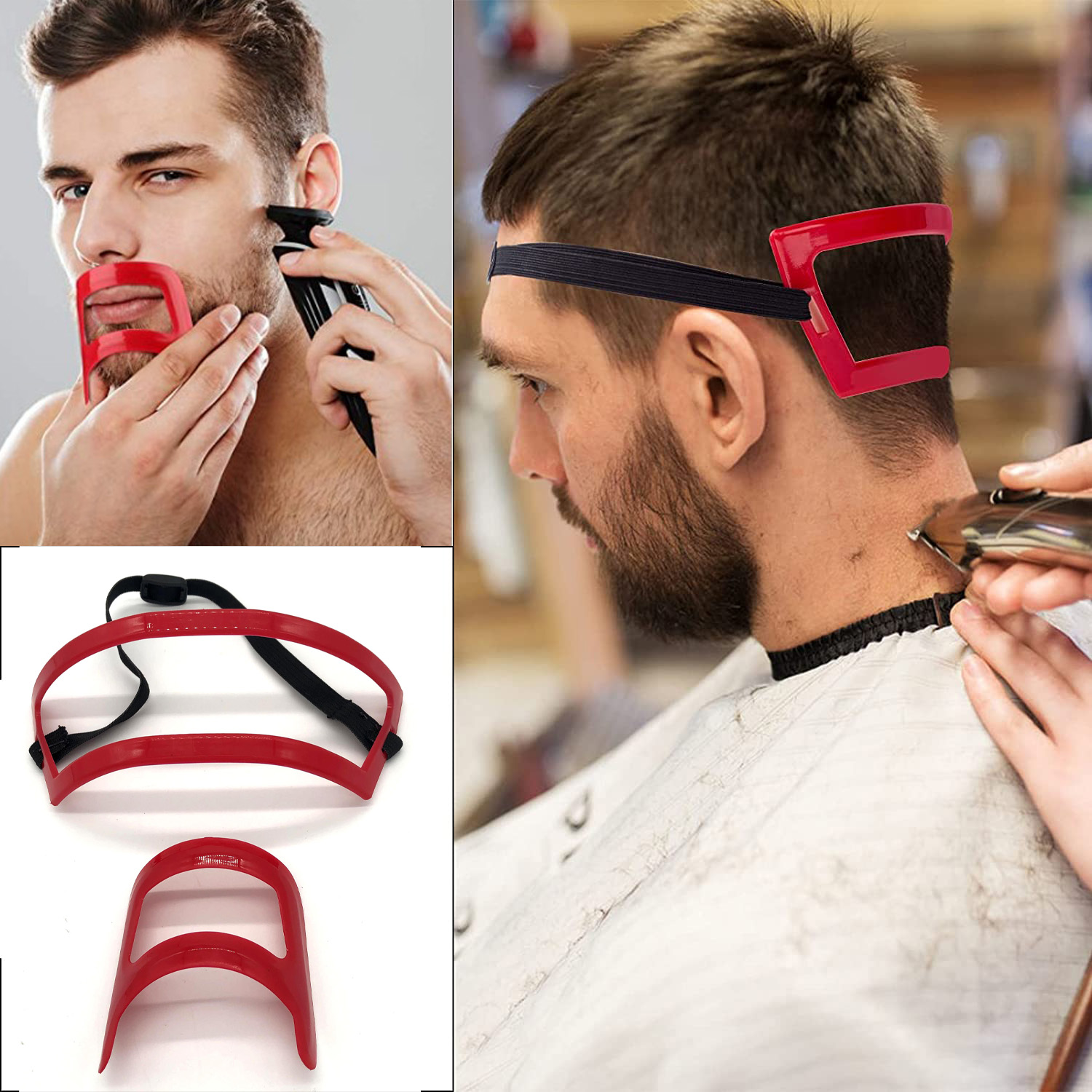 2/4Pcs Men's Beard Combs Hair  - Men'S Grooming Clippers avaliação e preço