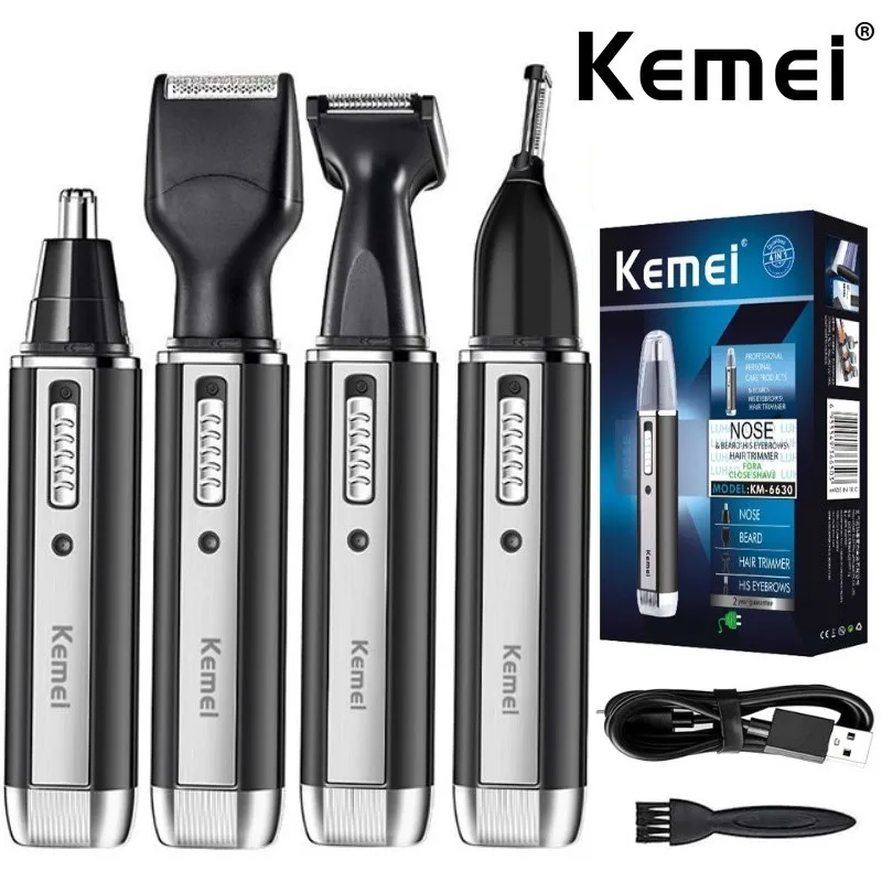 Kemei 4 in 1 trimmer for men E - Men'S Grooming Electric Trimmer avaliação e preço