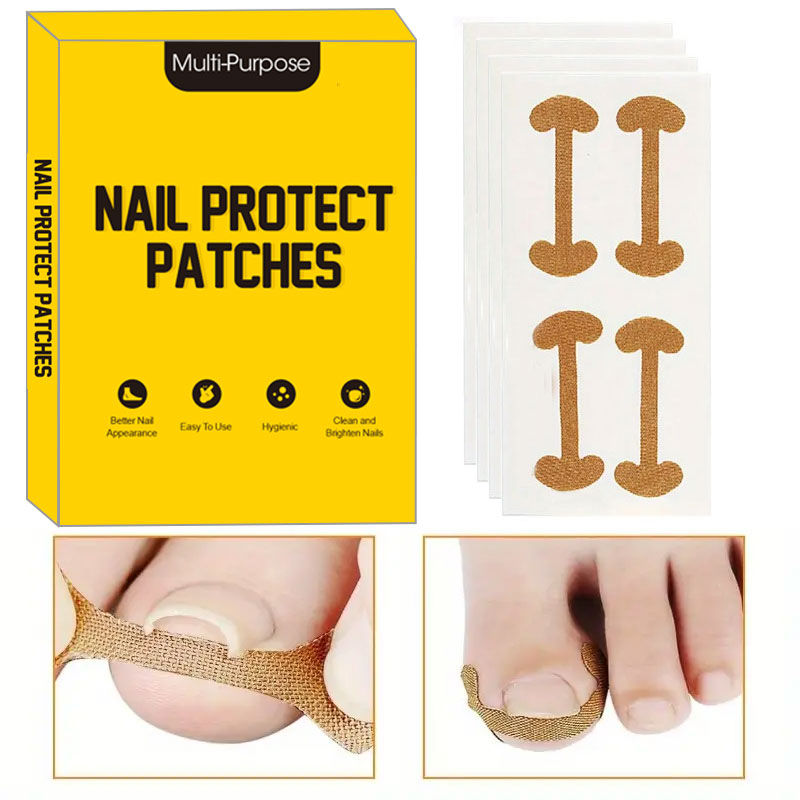 40-100PCS Brown Toenail Patche - Nail Care Kit Mens avaliação e preço