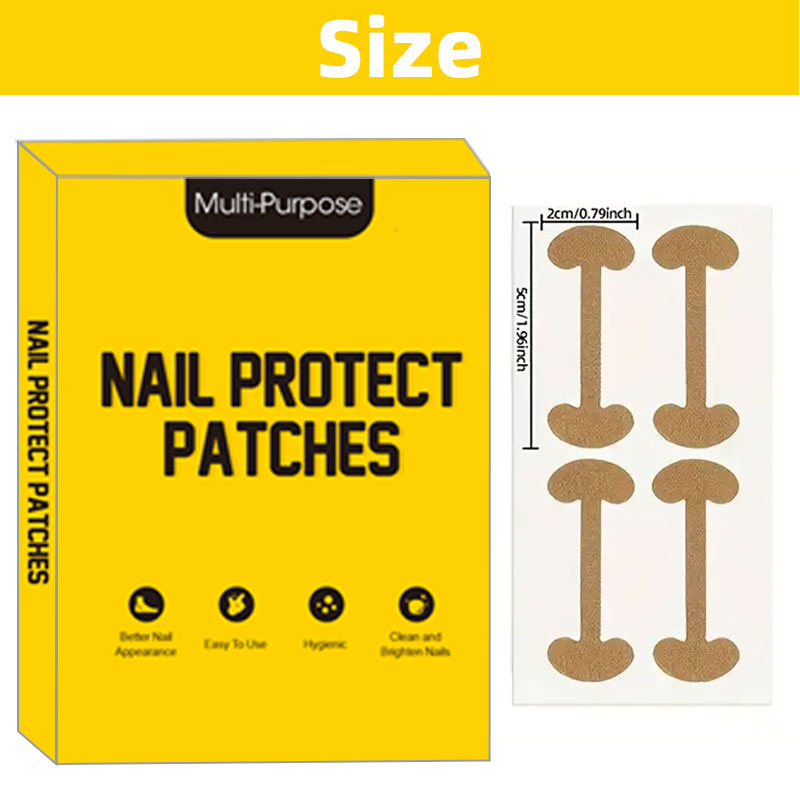 40-100PCS Brown Toenail Patche - Nail Care Kit Mens avaliação e preço