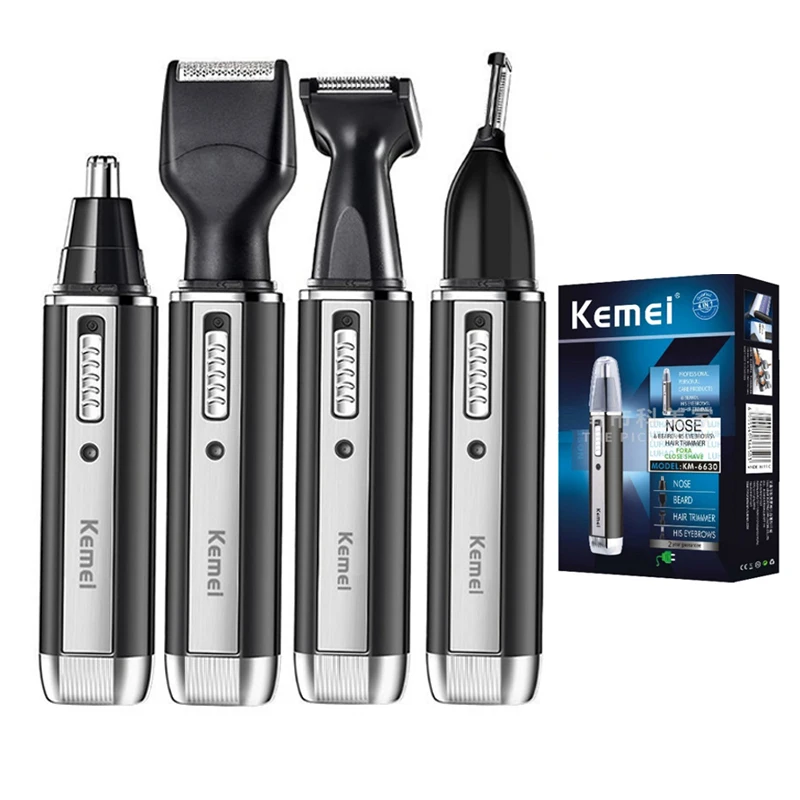 Kemei rechargeable electric al - Men'S Grooming Electric Trimmer avaliação e preço