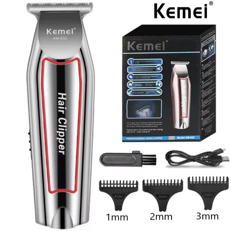 Kemei KM-032Hair Trimmer Elect - Men'S Grooming Electric Trimmer avaliação e preço