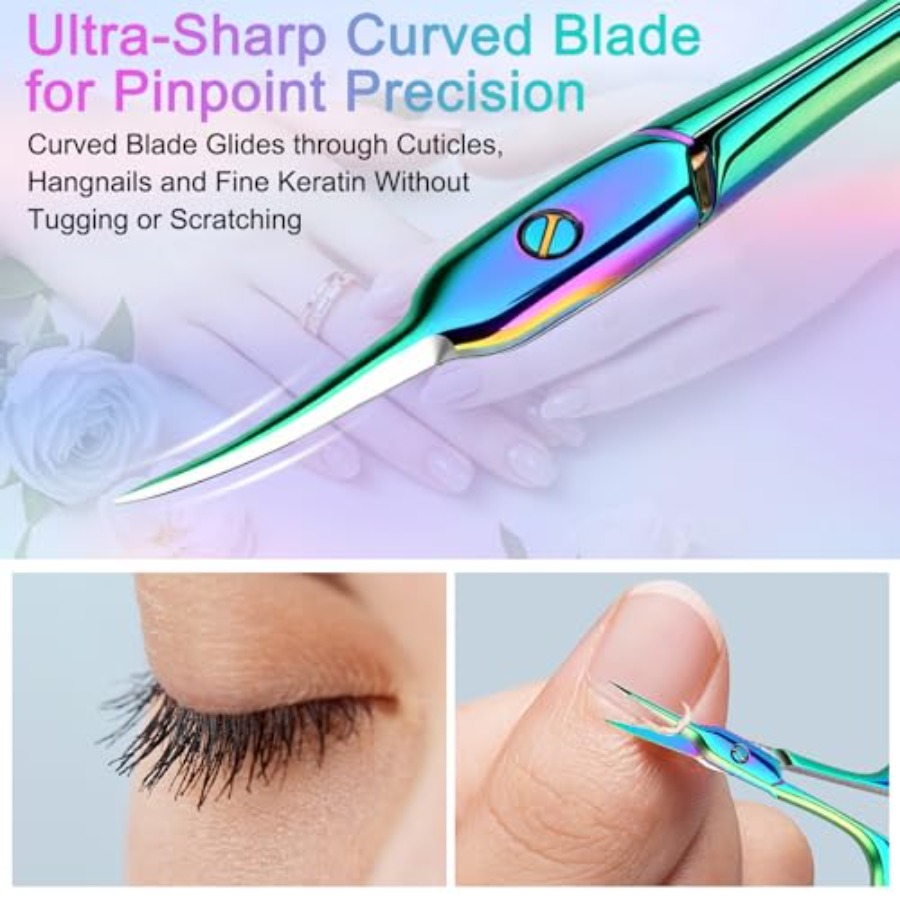 Cuticle Scissors, Extra Fine C - Men'S Grooming Electric Trimmer avaliação e preço