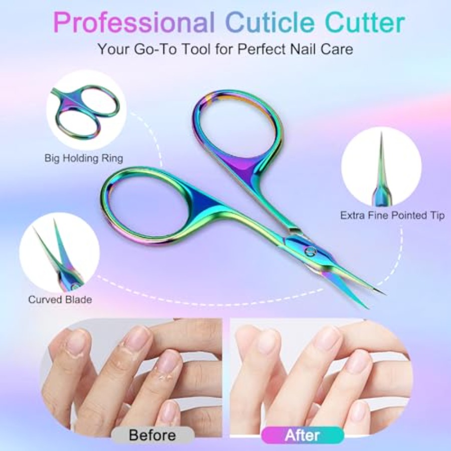 Cuticle Scissors, Extra Fine C - Men'S Grooming Electric Trimmer avaliação e preço