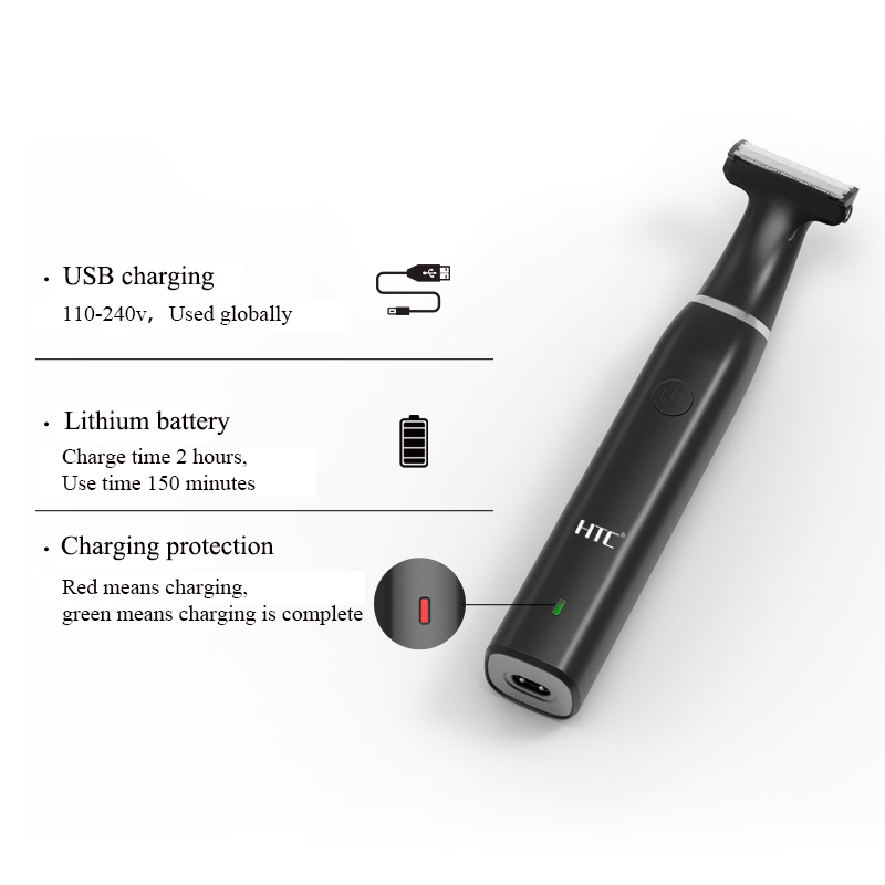 HTC Men's Electric Groin Hair  - Men'S Grooming Electric Trimmer avaliação e preço