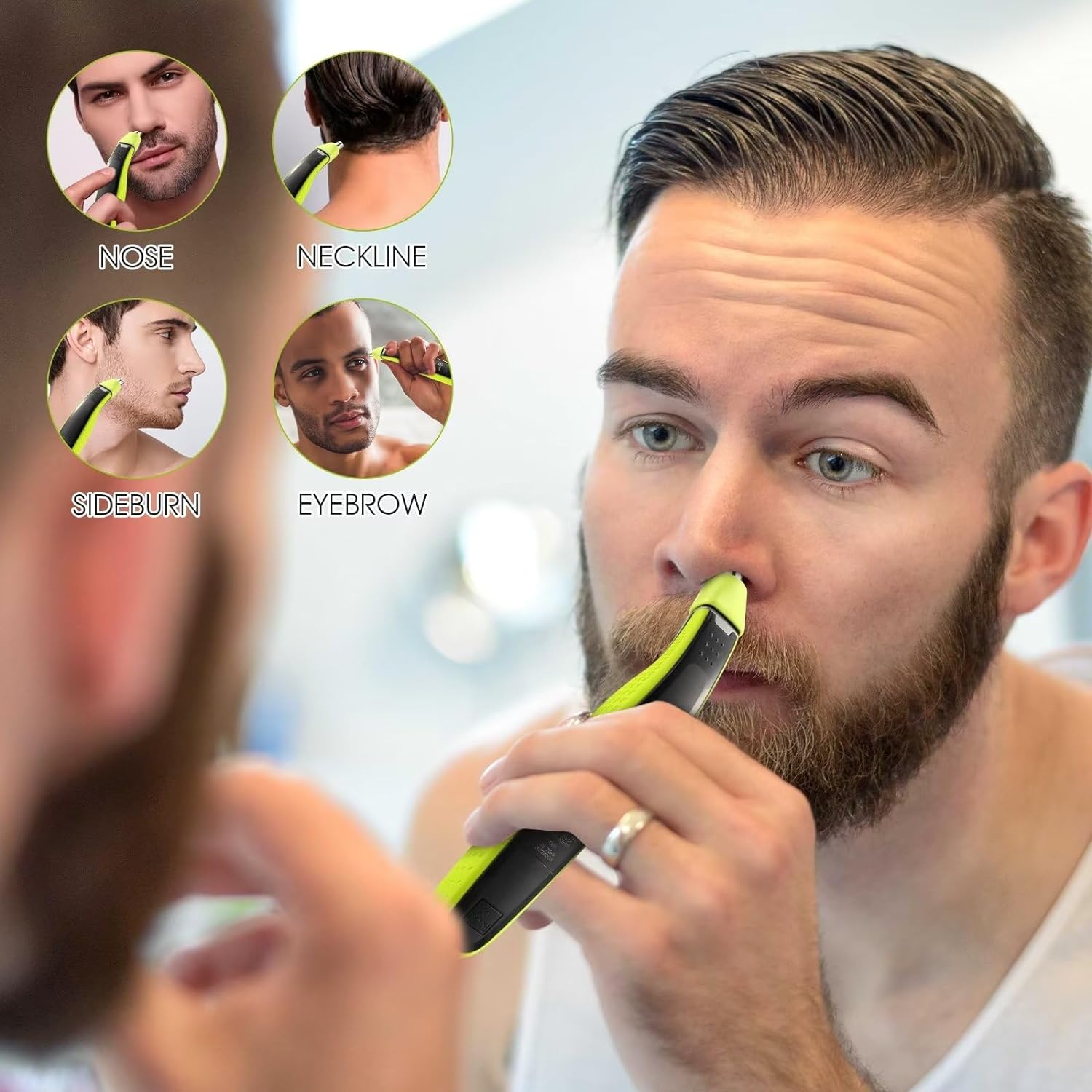 YUKU Nose Hair Trimmer Replace - Men'S Grooming Clippers avaliação e preço