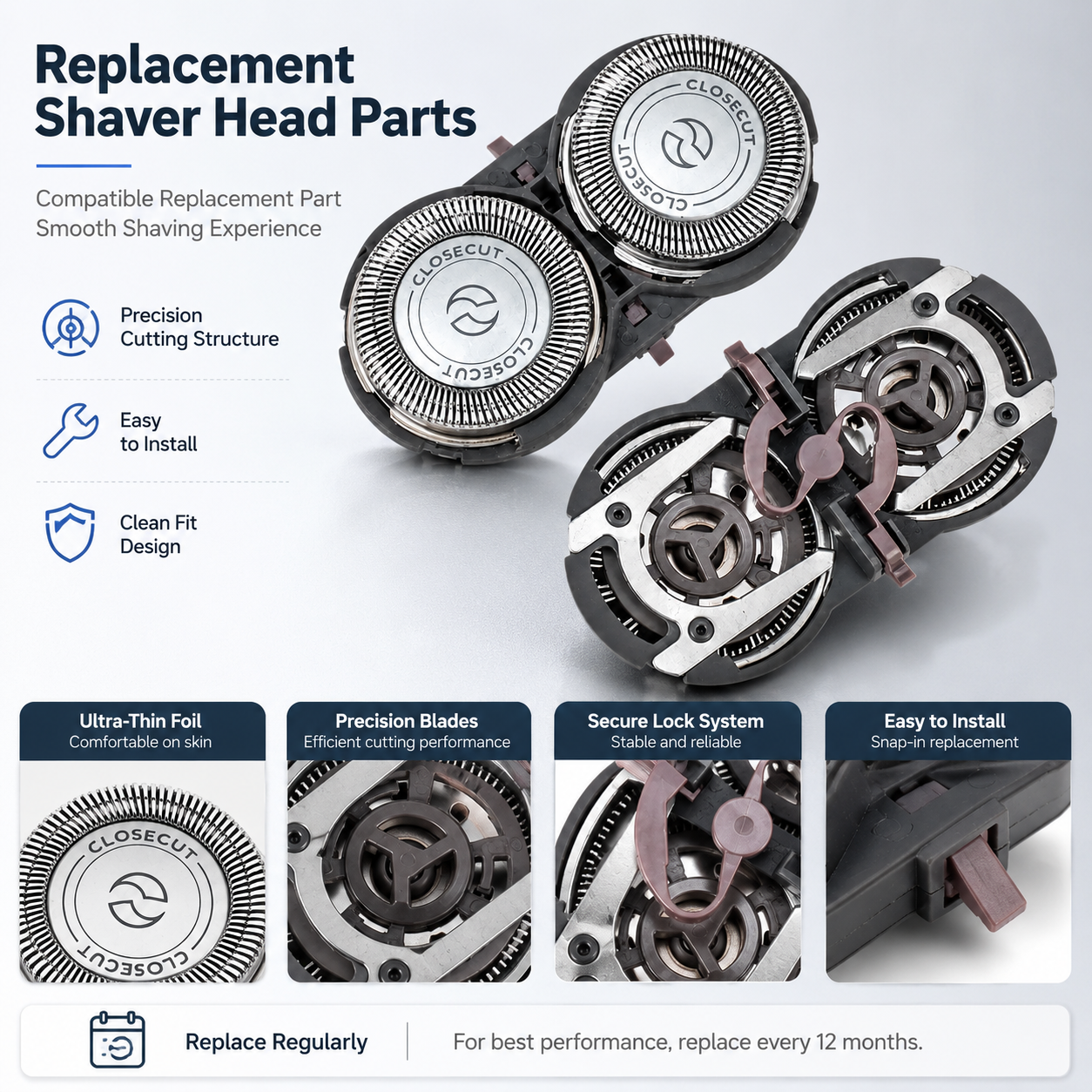 Replacement Rotary Shaver Head - Mens Grooming Kit Philips avaliação e preço