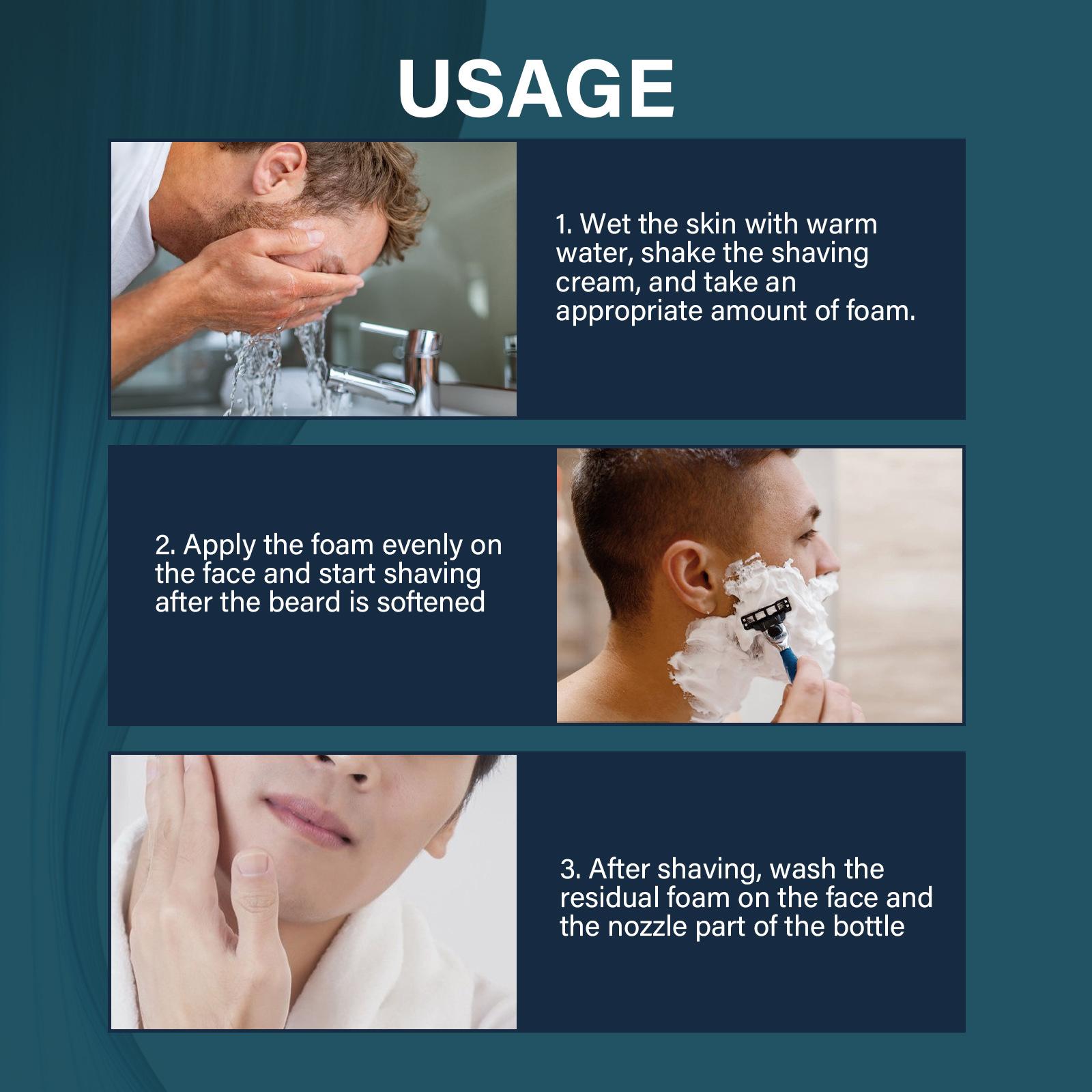 Soothing Shaving Foam for Men  - Men'S Grooming Cream avaliação e preço