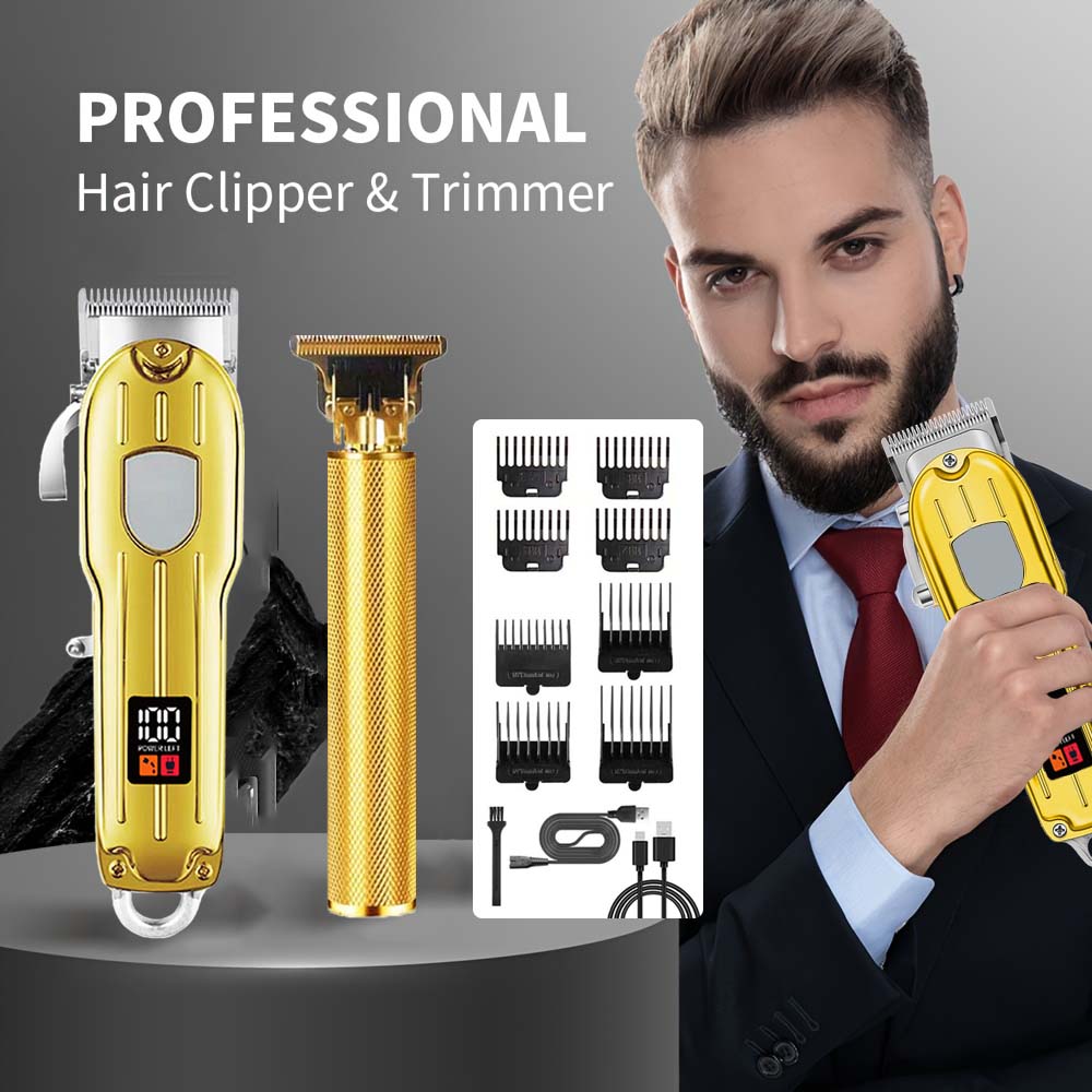 2 in 1 Electric Hair Clipper & - Men'S Grooming Electric Trimmer avaliação e preço