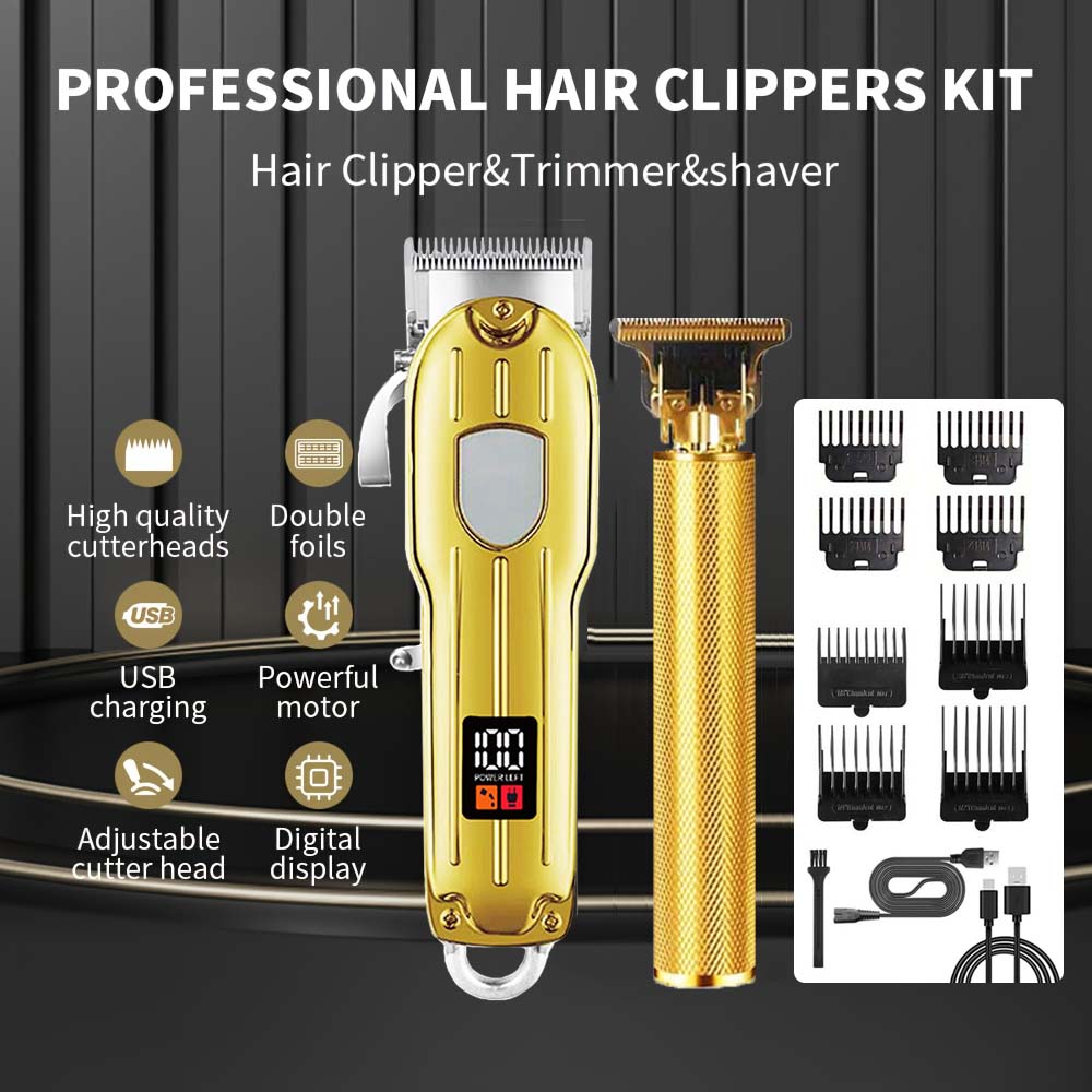 2 in 1 Electric Hair Clipper & - Men'S Grooming Electric Trimmer avaliação e preço