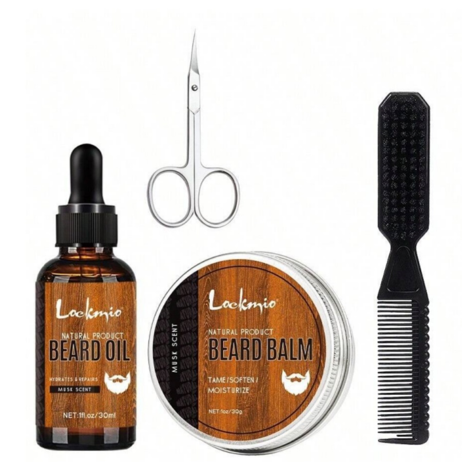 Men Beard Balm Kit Whisker Moi - Men'S Grooming Cream avaliação e preço