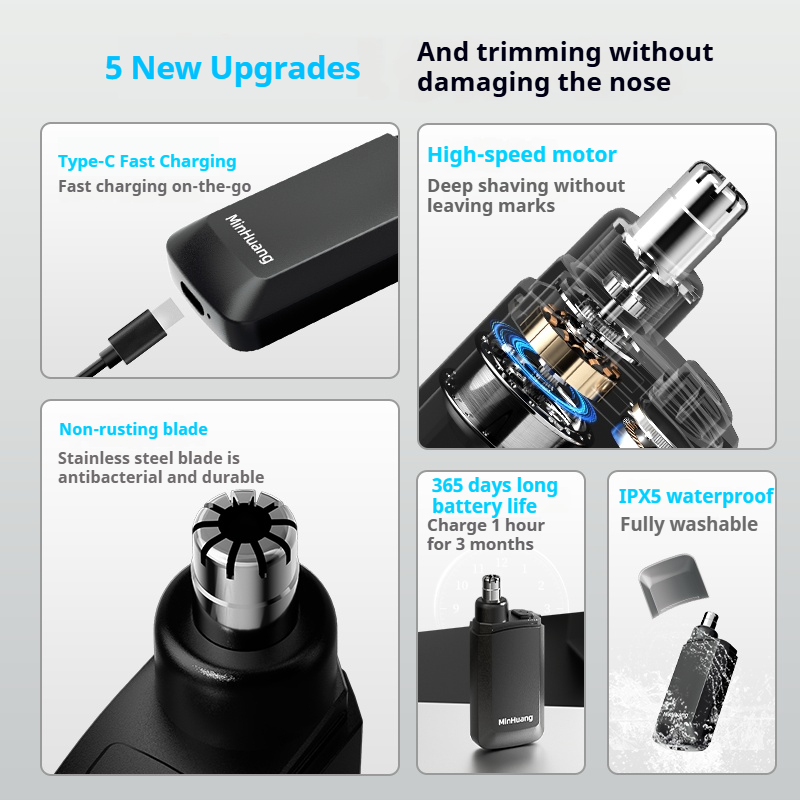 Electric Nose Hair Trimmer for - Men'S Grooming Electric Trimmer avaliação e preço