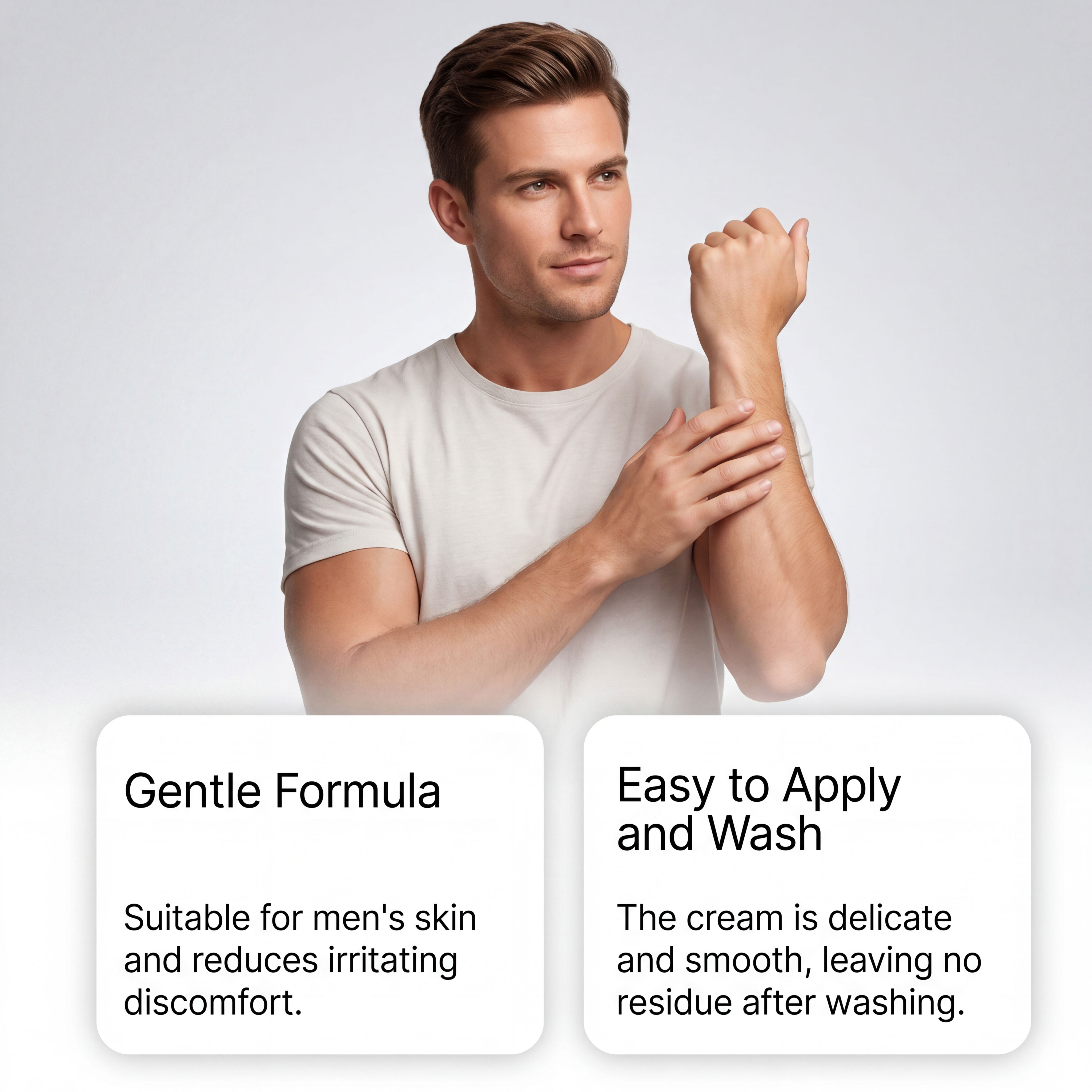 Painless Men's Body Depilatory - Men'S Grooming Cream avaliação e preço