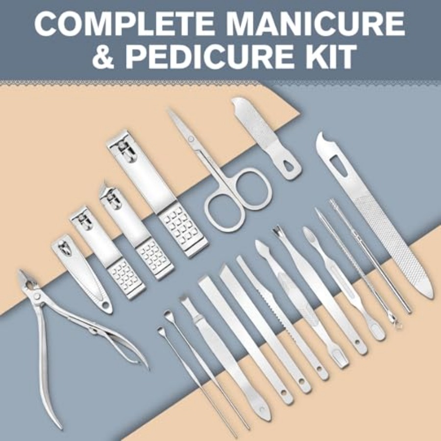 Manicure Set 19 in 1 Nail Clip - Nail Care Kit Mens avaliação e preço