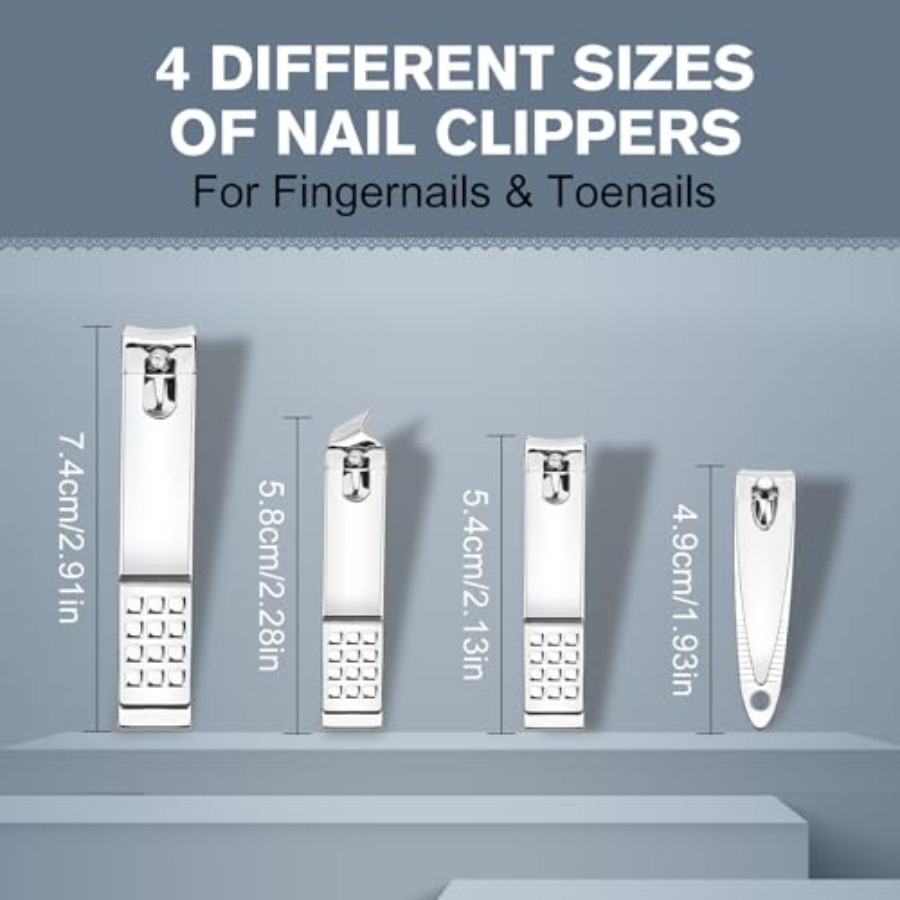Manicure Set 19 in 1 Nail Clip - Nail Care Kit Mens avaliação e preço
