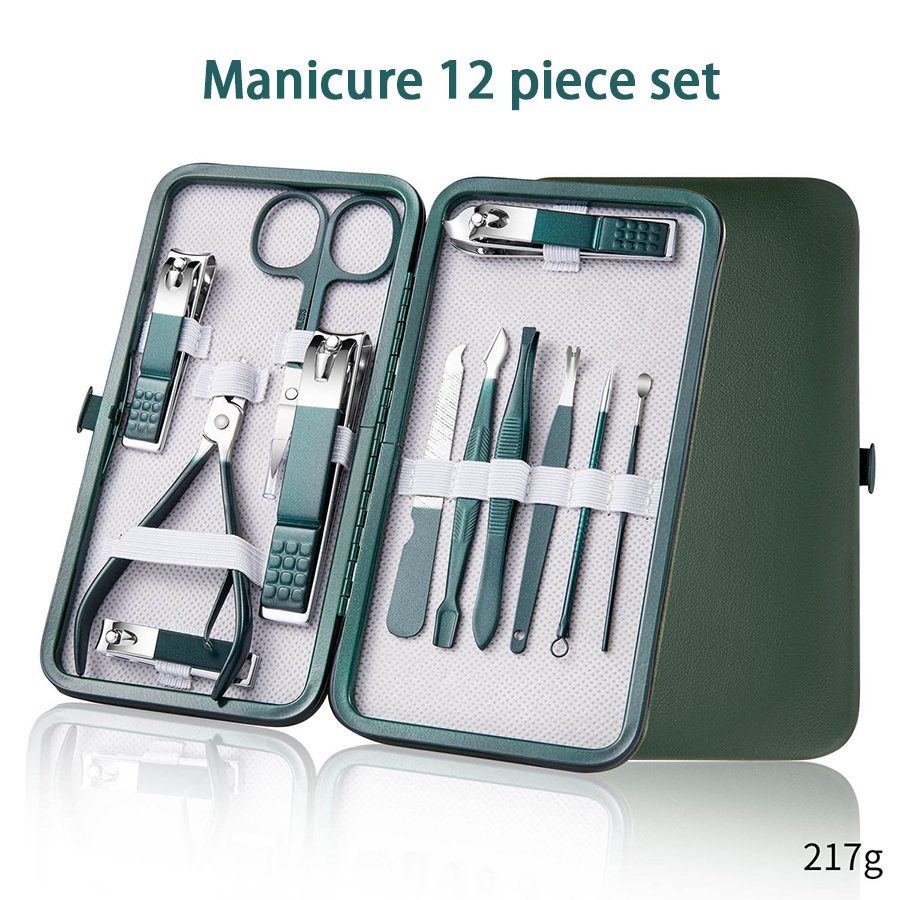 7-18 Pcs Manicure Set Nail Cli - Nail Care Kit Mens avaliação e preço