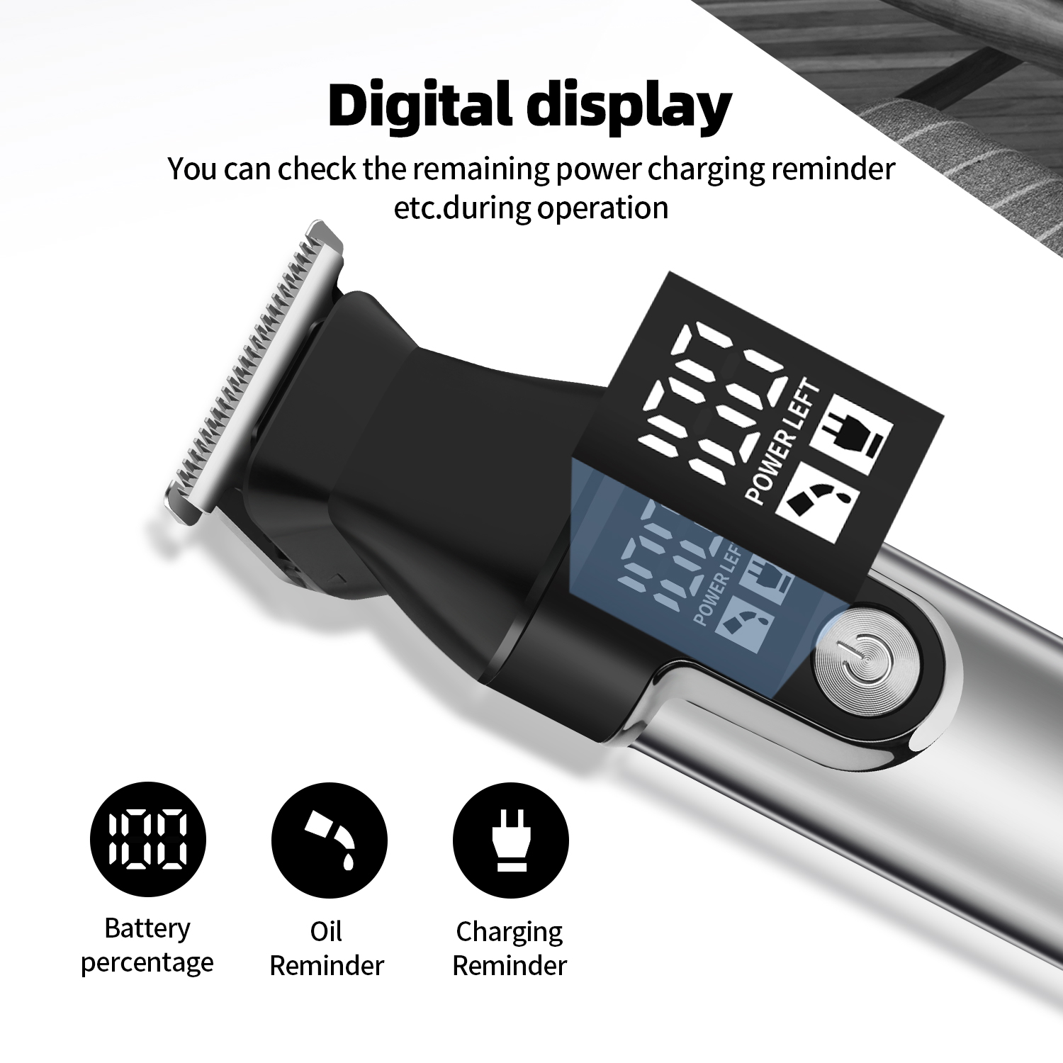 HIENA Professional Multifuncti - Men'S Grooming Electric Trimmer avaliação e preço