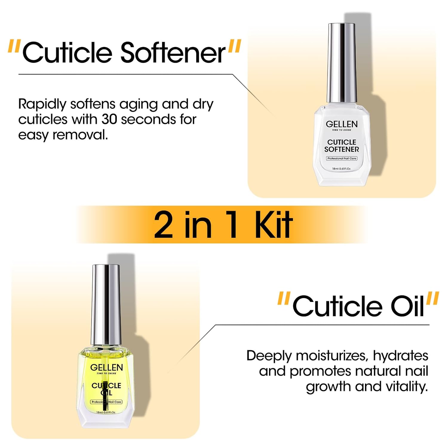 GELLEN 18ML Nail Softener and  - Nail Care Kit Mens avaliação e preço