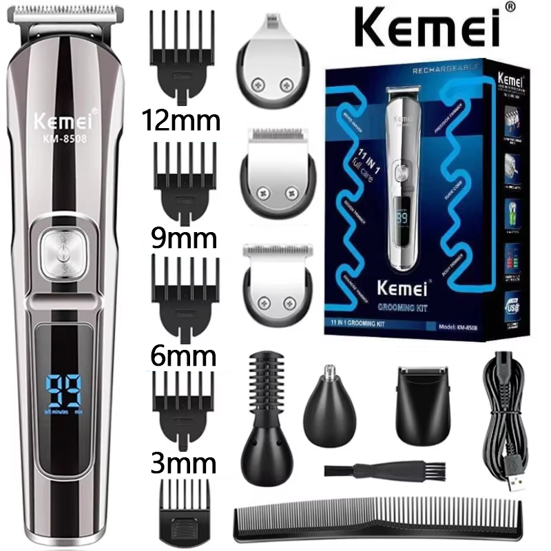 Kemei Professional Multifuncti - Men'S Grooming Electric Trimmer avaliação e preço