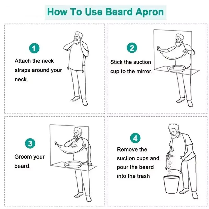 Men's Beard Shaving Apron Wate - Men'S Grooming Clippers avaliação e preço