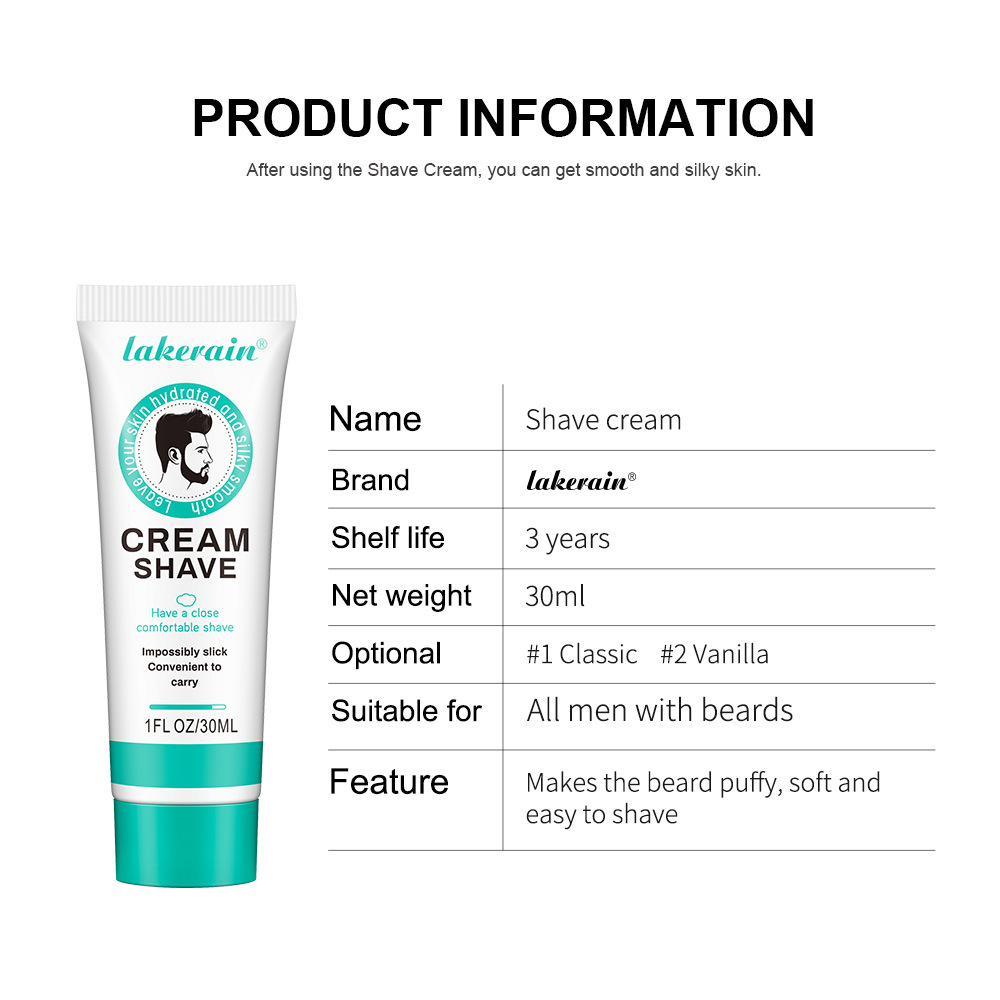 lakerain Shave Cream Shave Gel - Men'S Grooming Cream avaliação e preço