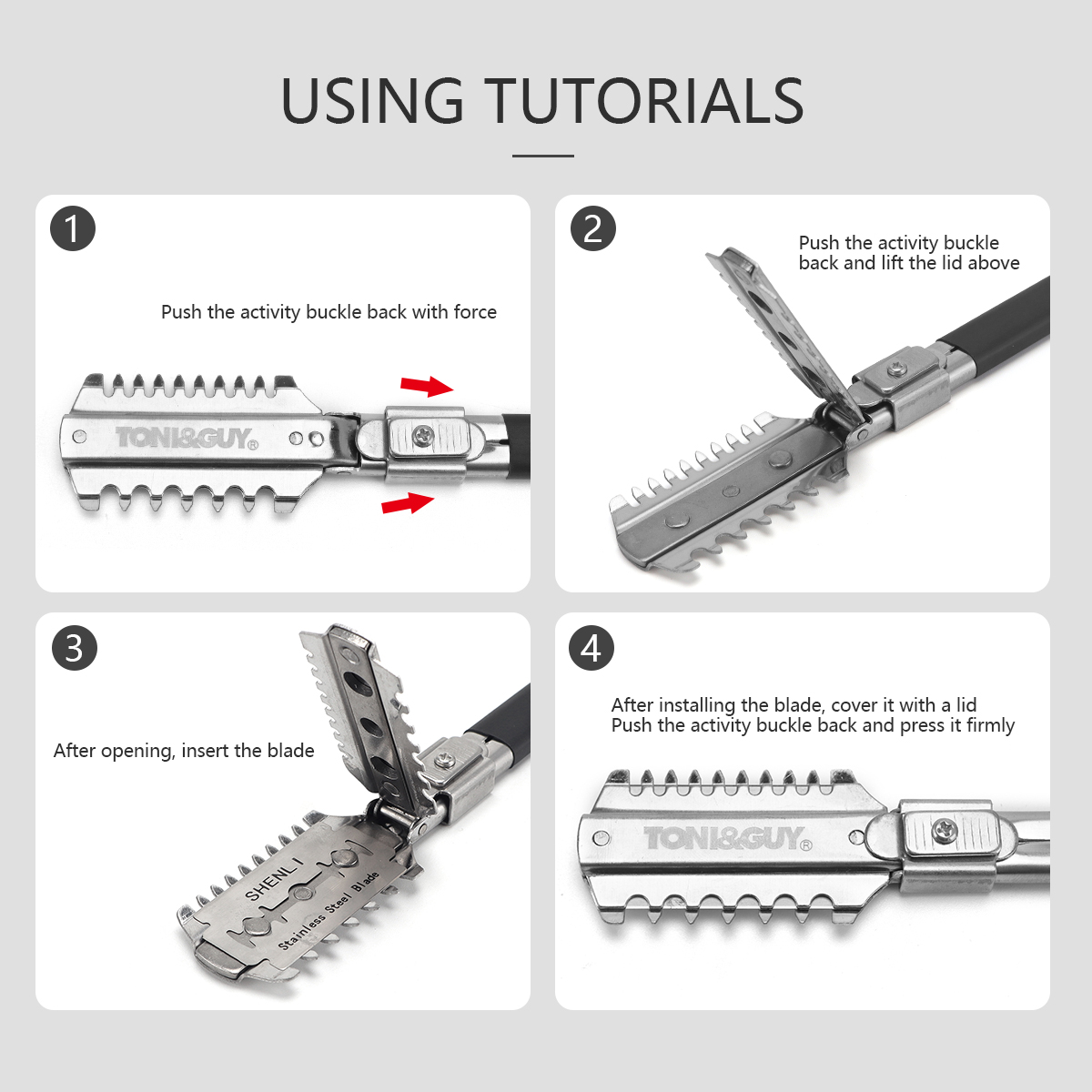 Salon Double-Edge Shaving Hair - Men'S Grooming Clippers avaliação e preço