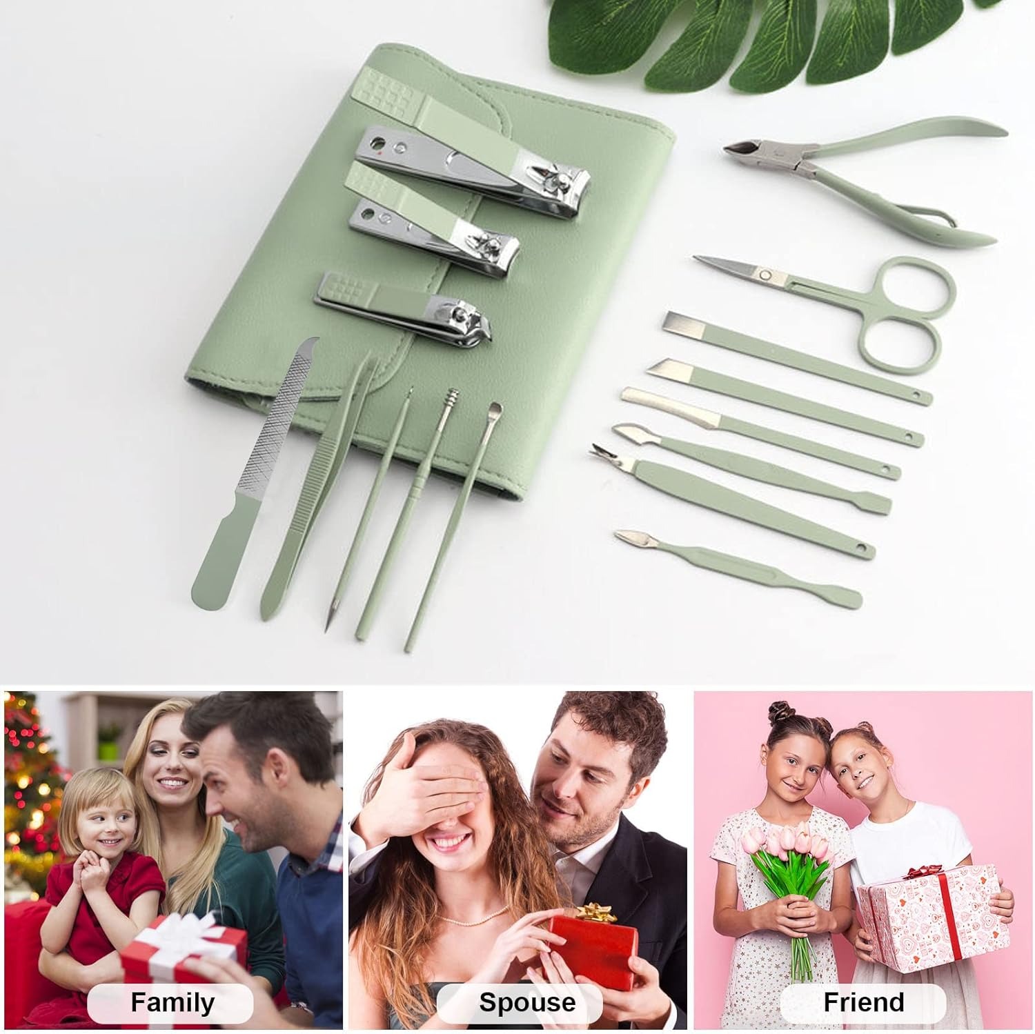 Premium 16-in-1 Upgraded Mint  - Nail Care Kit Mens avaliação e preço