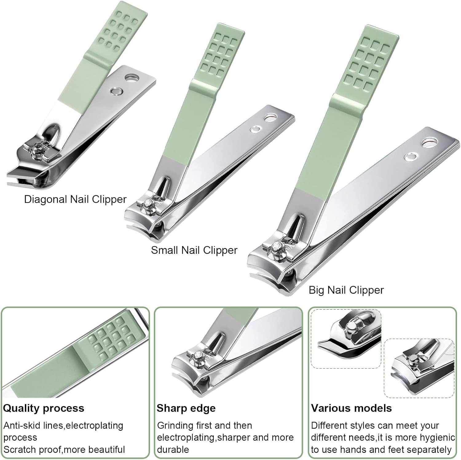 Premium 16-in-1 Upgraded Mint  - Nail Care Kit Mens avaliação e preço