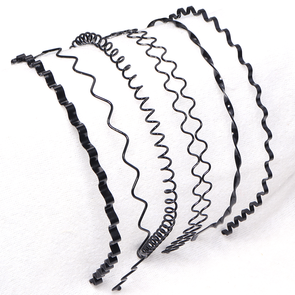 6pcs Fashion Metal Hair Band B - Men'S Grooming Tape avaliação e preço