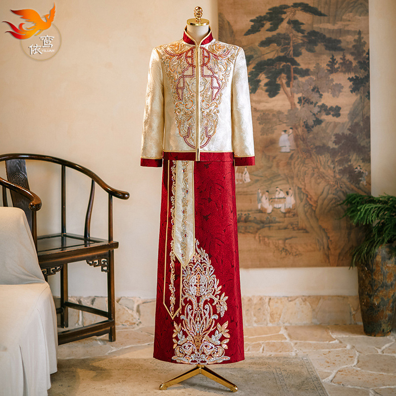 Chinese Style Wedding Clothes  - Men'S Grooming Services avaliação e preço