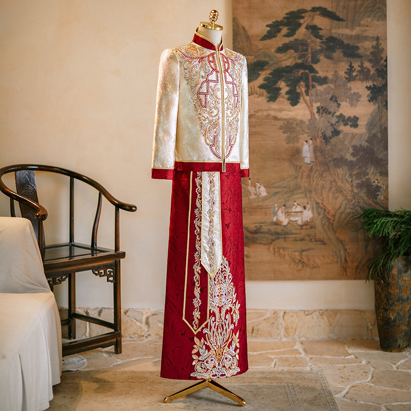 Chinese Style Wedding Clothes  - Men'S Grooming Services avaliação e preço